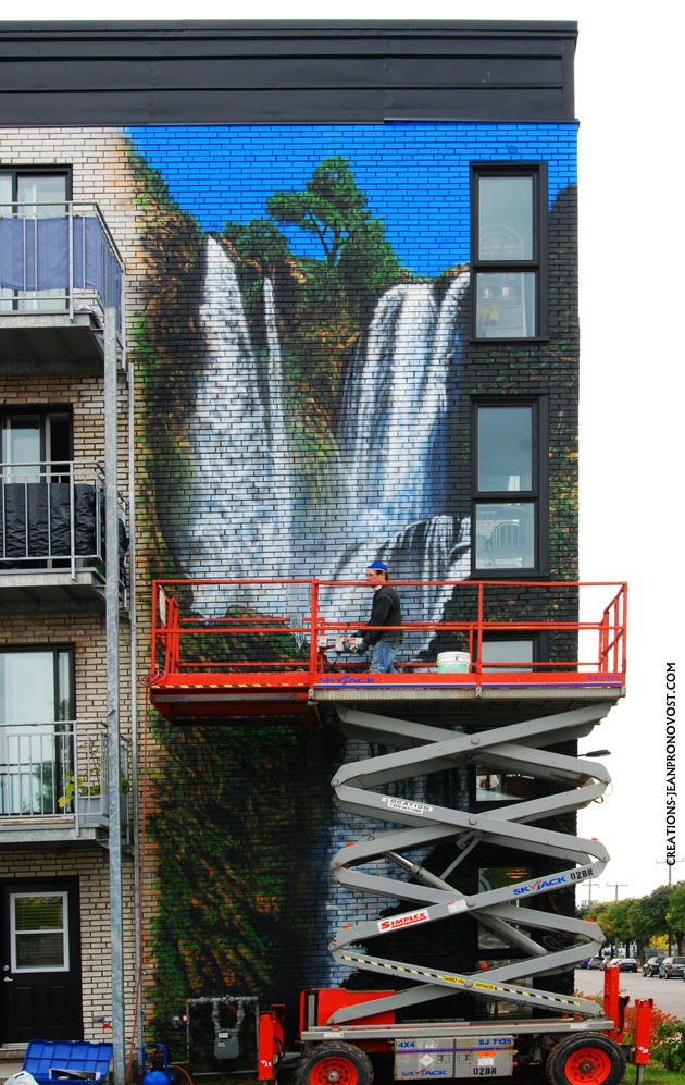 exterior airbrush mural, airbrush mural, best mural, exterior painted mural, paint wall mural