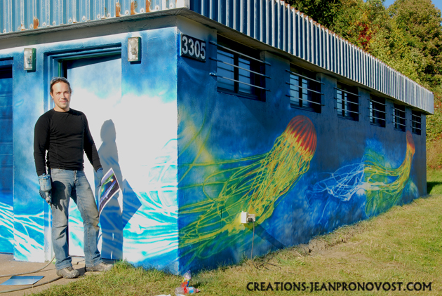 mural, airbrush mural, exterior mural