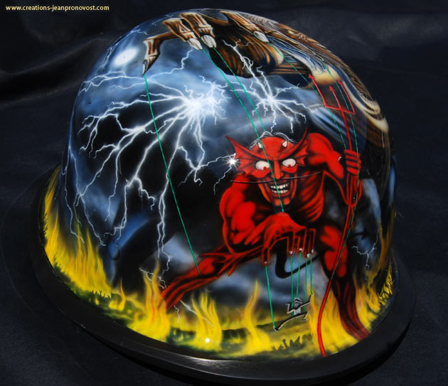 Airbrush Montreal - Iron Maiden Number of the beast