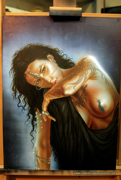 Royo airbrush reproduction made in Montreal