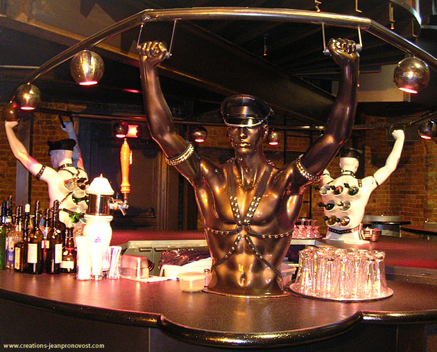 Décoration du Bar le Drague à Québec