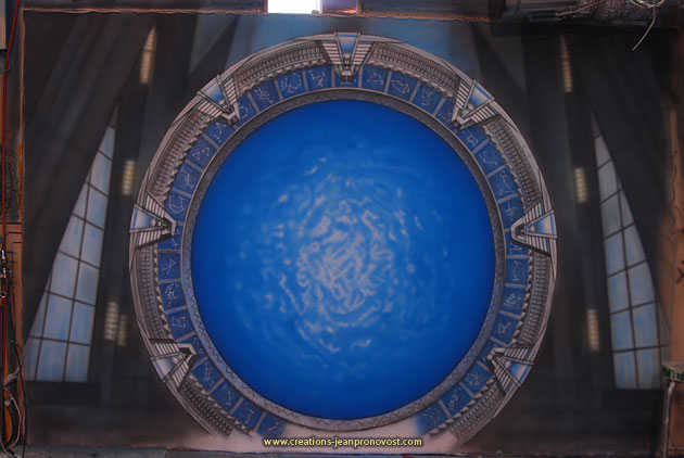 Stargate airbrush mural made in Montreal
