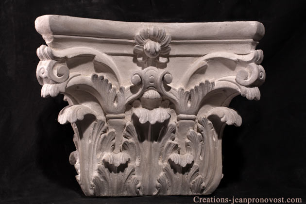 corynthian capital for sale in quebec, greek capital canada, outdoor decoration quebec