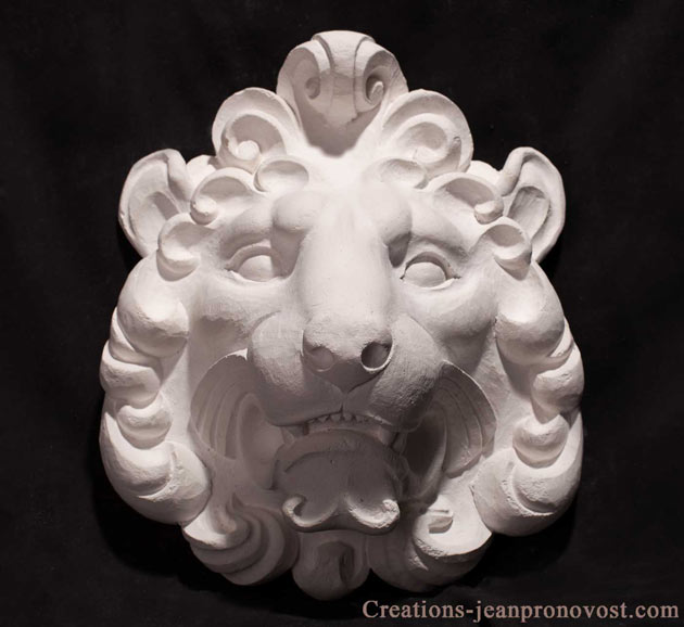 sculpture de lion, lion sculpture, sculpture animaliere, animal sculpture quebec