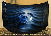 Airbrush car bodywork