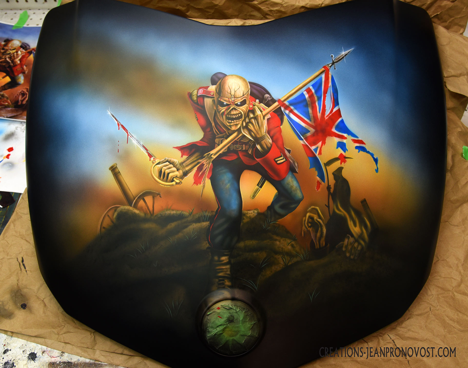 iron maiden airbrush